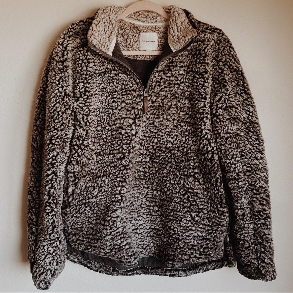 Thread & Supply Wubbly fleece pullover
